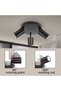 ceiling light, floodlight, ceiling beam in matt black, ceiling lighting floodlight with GU10 socket - 2