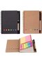 2 Pack Spiral Notebooks: Lined Notepads (Black + Brown)
