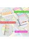 Page Markers Colored Sticky Index Tabs, Translucent Arrow Flags for Page Marking, Fluorescent Index - 4