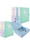 3 Pack A4 Plastic Box Files, 55mm Spine - 3 Pieces Plastic Box Files |   Waterproof Document Storage