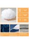 C-Shaped Pregnancy Pillow,Blue Full Body Support Cushion - 4