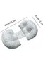 Pregnancy Pillow, Maternity Pillow Side Sleeper Pregnancy Support Pillow Adjustable Bed Wedge Pillow - 2