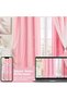 Curtains for Bedroom Decor Pink52/72/1 - 8