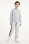 Boys' Round-Neck Sweatsuit Set with Striped Detail - 5
