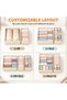 12Pack Drawer Organizer Bins for Clothes, Off-white - 7