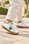 Unisex Rubber Sole, Lace-Up Casual Sneakers for Girls and Boys with Star Details - 4