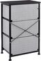 Fabric 3-Drawer Storage Organizer Unit for Closet, Black - 5