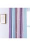 Purple Rainbow Curtains for Kids Room, Extra Long Drapes 1 Panel - 2