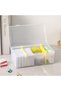 Plastic Desk Storage Box, 20.5x7.5x11cm Sticky Notes Organizer with Adjustable Dividers, Strong and - 6