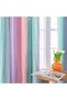 Curtains for Bedroom Decor, Rainbow PinkPuGreen-62-84 - 3