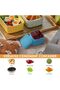 2 Pack Small Silicone Snack Containers with Lids, Leak Proof Salad Dressing Containers, Lunch Box Ac - 6