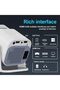 4K Smart Projector Support Android 11 1080P WiFi 6 Bluetooth 5.4 Auto Focus Portable Projector with - 8