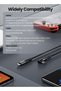 كابل USB C إلى USB C بقوة 240 واط، USB 2.0 نوع C للشحن السريع 5 أمبير (10 أقدام) - 7