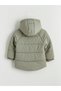 High-Quality Pieces from Çelebi Store: Simple Boys' Hooded Puffer Coat - 5