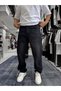 Black Washed Baggy Jeans with Special Effects GJ-17151/17186-7