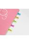 Sticky Notes, Pocket Size Spiral Sticky Note Pad, Assorted Primary Colors, Paper Sticky Note Set wit - 4
