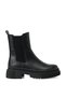 Women's Chelsea Zip-Up Boots with Lined Upper, Black - 2