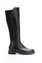 Women's Genuine Leather Studded Detail Boots with a Zip Detail - 2