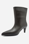 LOXLEY Brown Leather Buckled Women's Heeled Boots - 7