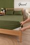 Vita | 100% Cotton Double-Size 3-Piece Fitted Sheet Set | | Pillowcase | Fitted Sheet | Bed | Home Textiles - 180 x 200 cm - 3