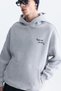 Oversize back printed sweatshirt - 4