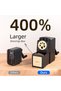 Manual Hand Crank Pencil Sharpener for Colored Pencils 6-12mm, Multi-Size 6 Adjustable Settings, Lar - 7