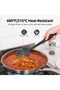 Silicone Spatula Cooking Kitchen Utensils (4pcs, Black) - 3