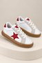 Unisex Rubber Sole, Lace-Up Casual Sneakers for Girls and Boys with Star Details - 8