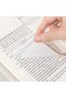 100pcs Transparent Sticky Notes Self-Stick Note Pads, Clear Notes 75mm*75mm Transparent Self Adhesiv - 3