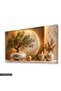 "Golden Circle and Olive Branch in a Vase" Single-Piece Unframed Canvas - Canvas Painting - 2