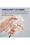 Spray Bottle, Empty Spray Bottle Clear PET Plastic 200ml Bottles Safe Non-Mist Trigger Sprayer Leak- - 3