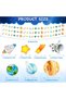 Outer Space Garland, Astronaut Rocket Shooting Star Hanging Decoration - 2