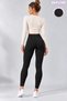 Women's Brushed Inside High-Waisted Shaping / Sculpting Winter Stretch Leggings - 4