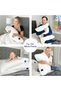 Hybrid Pillow for Sleeping, Adjustable Shredded Memory Foam Pillow Core with Fluffy Down Alternative - 6