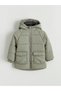 High-Quality Pieces from Çelebi Store: Simple Boys' Hooded Puffer Coat - 2
