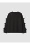 TWO MT SHOP QUALITY LCW Curve Black Plus-Size Women's Sweatshirt - 4