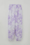 Girls' Pajama Set with Batik Print, Elasticated Hem and Cuffs, Ages 4–8, Lilac - 3