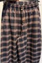 Plaid Patterned Pants with Elastic Waist Per51486 - 2