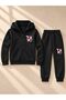 Armikids Unisex Multi-Printed Hooded Zipper Sweatsuit Set, Ages 7–14