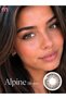 Premium Soft Contact Lenses Alpine Brown 1 Month Wear, Anti-UV Protection, High Oxygen Permeability, 2 Pieces Pac