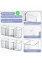 2-Pack Self-Adhesive 3-Compartment Remote Control Holder – Wall-Mounted Organizer for Media Controll - 2