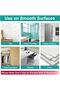 4PCS Heavy Duty Wall Mounted Adhesive Hooks, Waterproof and Rustproof, Suitable for Home, Office, Ba - 6