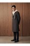 MEN'S WINTER COAT WITH REMOVABLE HOOD AND MELTON COAT TRIM