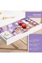 25 PCS Clear Purple Plastic Drawer Organizer Set, 4 Assorted Sizes Modular Storage Bins for Makeup, - 6