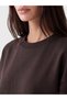 TWO MT SHOP QUALITY Brown Oversized Soft-Touch Women's Sweatshirt - 3