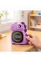 Visual Timer for Kids, تايمر, Purple Dinosaur Rechargeable,LED Countdown Clock with Rainbow Progress