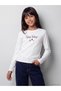 LCW Kids Ecru Ribbed Knit Girls' T-Shirt 2-Pack—Exclusive to ALITA CITY - 3