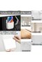 6 Pcs White Remote Control Holder, Wall Mount, Multipurpose Organizer, Easy to Install, Smooth Surfa - 7