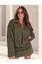 Women's Suede Bomber Jacket 24999-THL - 2