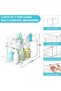 Pull Out Cabinet Organizer, 2 Tier Slide Out Sink Shelf, Under Sink Organizer, Clear Stackable Bathr - 2